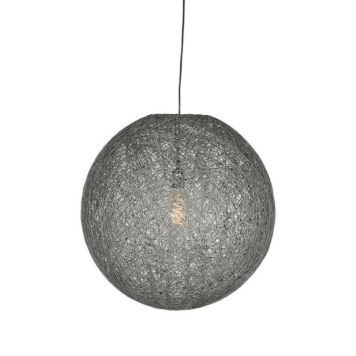 Hanglamp Twist | Grijs | Vlas | L LABEL51, Zakelijke goederen, Horeca | Keukenapparatuur, Nieuw in verpakking, Verzenden