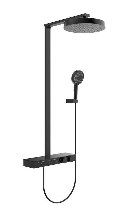 SALE - Parro - Mat zwart - Piano button - Doucheset opbouw -, Doe-het-zelf en Bouw, Sanitair, Nieuw, Ophalen of Verzenden