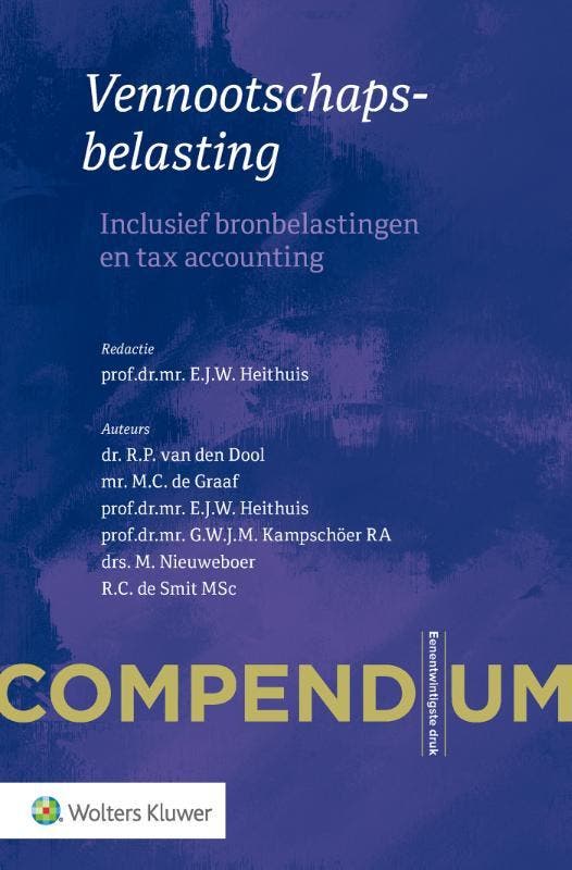Compendium Vennootschapsbelasting 9789013168952, Boeken, Wetenschap, Gelezen, Verzenden