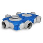 Vent-Axia Uniflexplus + instortverdeler 6x, Verzenden