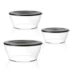Tupperware Clear Kommen Set Groot, Huis en Inrichting, Keuken | Tupperware, Verzenden, Nieuw