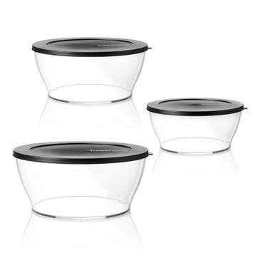 Tupperware Clear Kommen Set Groot, Verzenden, Nieuw