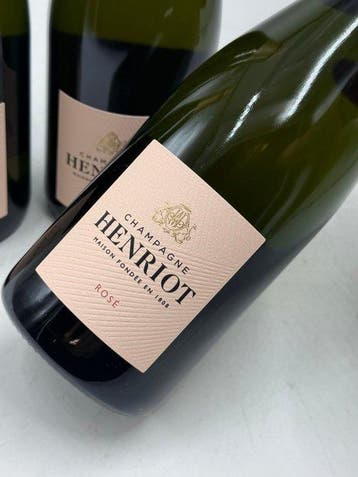 Henriot - Champagne Rosé - 3 Bouteilles (0,75 L), Collections, Vins