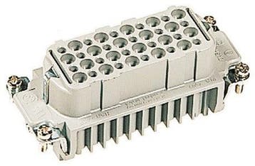 Harting Han D 40 Position Femelle Crimp Insert 10A 250V -, Verzenden, Nieuw
