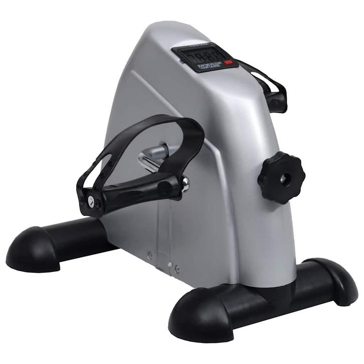 vidaXL Mini Hometrainer met plastic vliegwiel (zilver), Sport en Fitness, Fitnessapparatuur, Nieuw, Verzenden