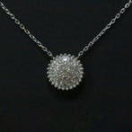 Hanger - 18 karaat Witgoud - 0.43ct. tw. Diamant