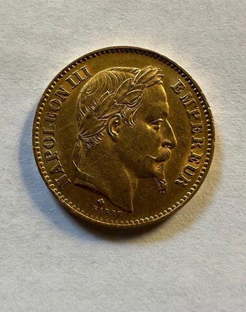 Frankrijk. Napoléon III. 20 Francs 1866-BB, Strasbourg