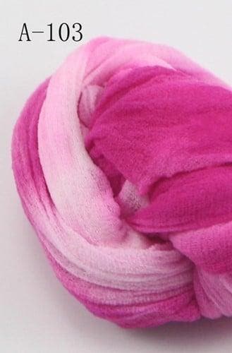 Nylon a103 seringen-wit 2tone voor het maken van bloemen,, Nieuw