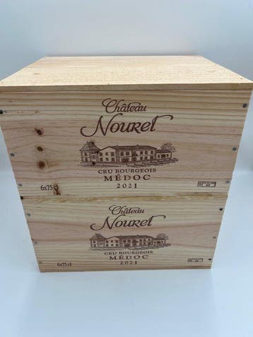 2021 Chateau Nouret - Médoc Cru Bourgeois - 12 Flessen (0.75
