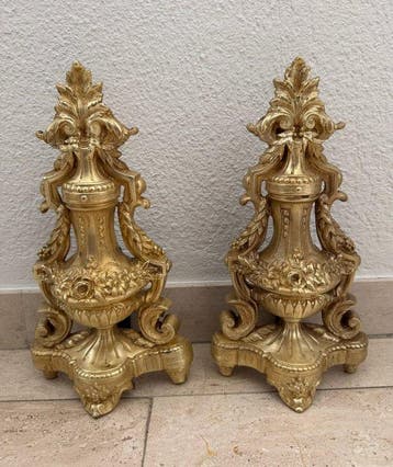 Decoratief ornament (2) - Frankrijk - Andirons