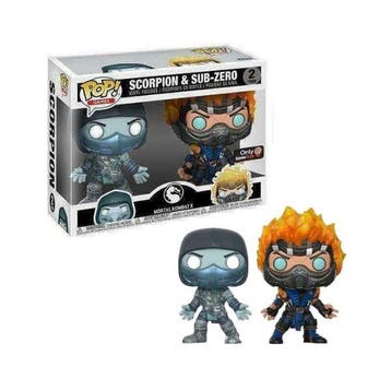 Funko Pop  Mortal Kombat  Scorpion &amp; Sub Zero  2 Pack top, Verzenden