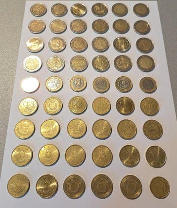 Europa. Euro Various Years (54 monete) (Zonder minimumprijs)