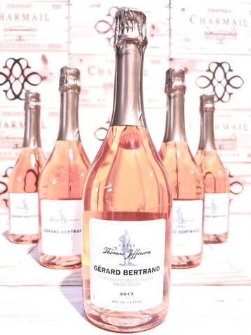 2017 Gerard Bertrand Cuvée Thomas Jefferson , Crêmant de, Nieuw