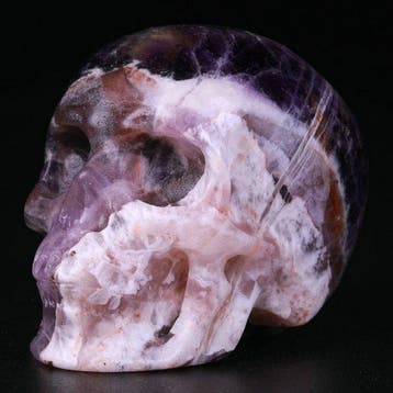 91 g, 5,10 x 4,90 cm, echter Magic Amethyst Dream Chevron