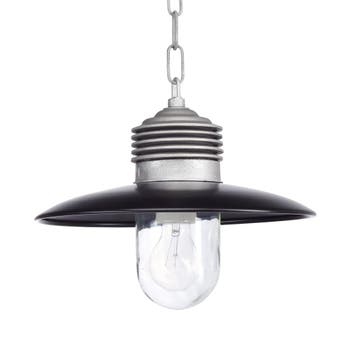 Industriële lampen Hanglamp Ampere Ketting Alu./Zwart, Verzenden, Nieuw