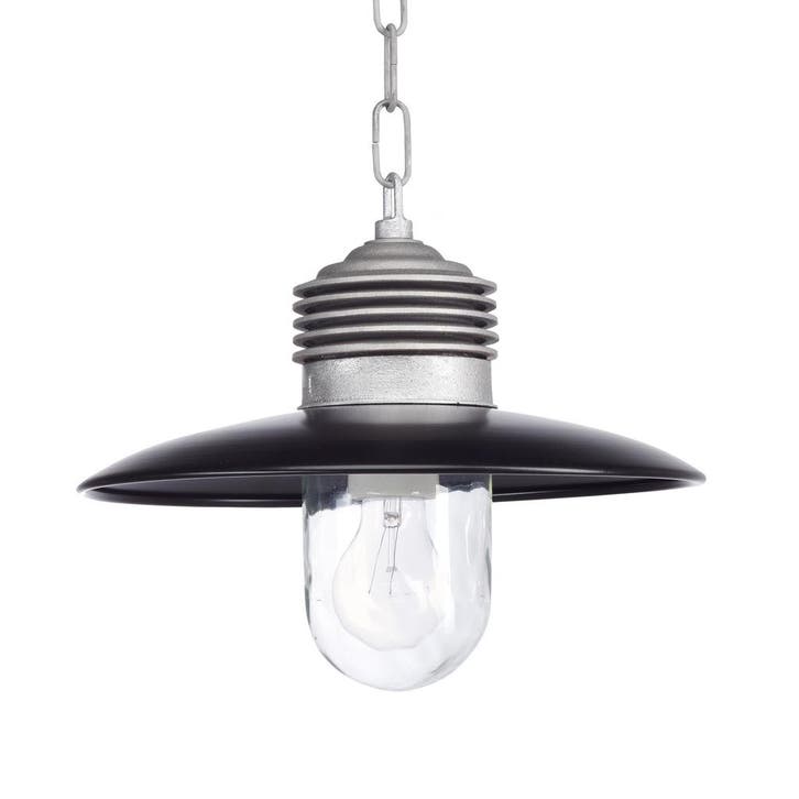 Industriële lampen Hanglamp Ampere Ketting Alu./Zwart, Maison & Meubles, Lampes | Suspensions, Envoi