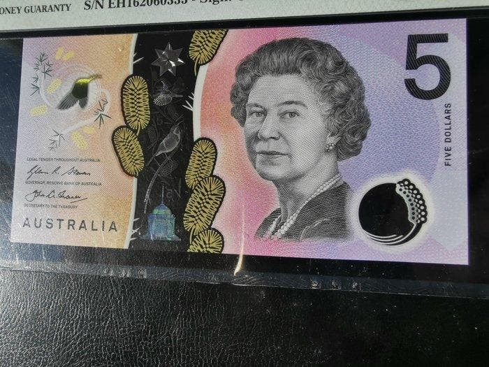 Australië. - 5 Dollars 2016 - Pick 62a (Zonder minimumprijs), Postzegels en Munten, Bankbiljetten | Europa | Niet-Eurobiljetten