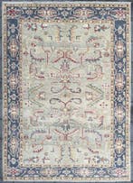 Afghaan art deco Ziegler - (UNUSED) - handgeknoopt - wol -, Nieuw