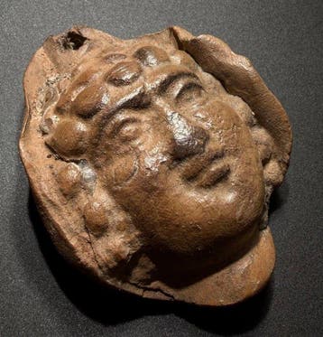 Oud-Grieks, Hellenistisch Terracotta Onbeschadigd, jong, met, Antiek en Kunst