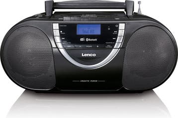 Draagbare radio - Boombox - CD Speler - Zwart - Lenco - SCD-, Verzenden