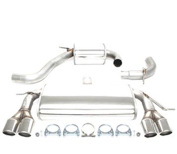 POT DÉCHAPPEMENT VOLKSWAGEN VW GOLF MK5 MK6 03-12 DOUBLE, Autos : Pièces & Accessoires, Verzenden, Neuf