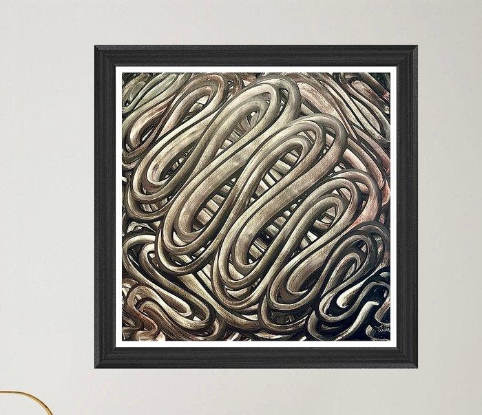 Lila - Psychédélique, Antiquités & Art, Art | Peinture | Classique