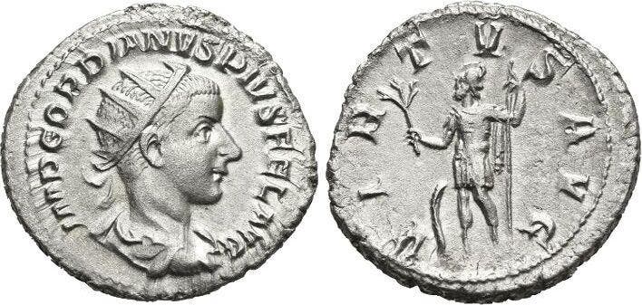 238-244 n Chr Rom Gordianus Iii 238-244 n Chr, Timbres & Monnaies, Monnaies & Billets de banque | Collections, Envoi