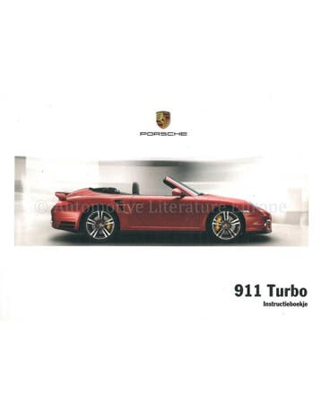 2010 PORSCHE 911 TURBO INSTRUCTIEBOEKJE NEDERLANDS