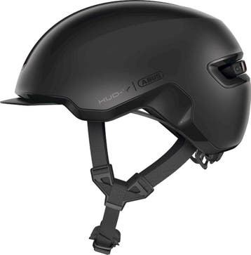 Fietshelm ABUS HUD-Y velvet black L - 57-61 cm - zwart -, Verzenden, Zo goed als nieuw, Abus