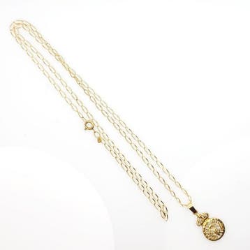Ketting met hanger - 18 karaat Geel goud