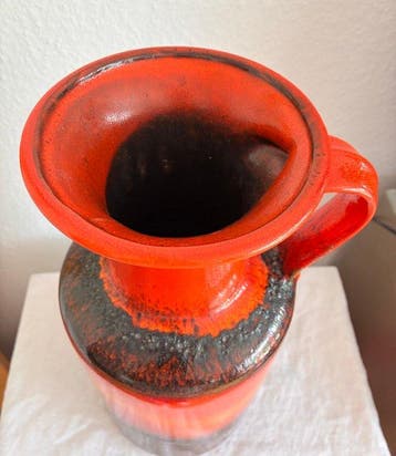 Vase - Hauteur : 40 cm - Céramique - Fat Lava, Jaspa Keramik, Antiek en Kunst