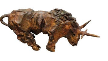 Ripollés (1932) - sculptuur, Toro puñales - 50 cm -