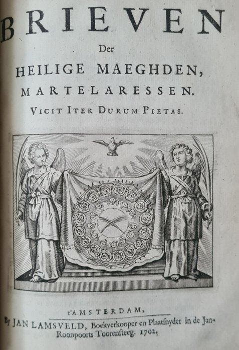 Joost van den Vondel - Altaergeheimenissen / De heerlyckheit, Antiquités & Art, Antiquités | Livres & Manuscrits