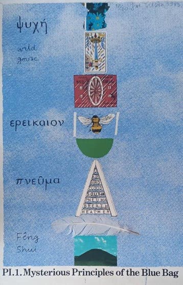 Joe Tilson (1928) - Mysterious Principles Of The Blue Bag