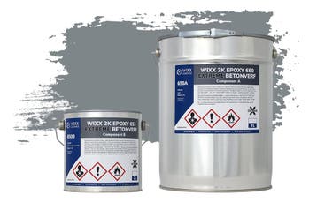 Wixx 2K Epoxy 650 Extreme Betoncoating RAL 7046 | Telegrijs, Verzenden