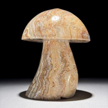 Geen minimumprijs - Handgesneden Lace Agate Steen