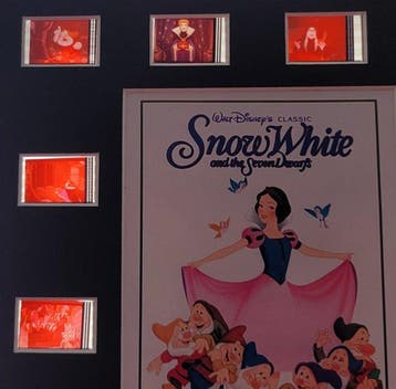 Snow White & The Seven Dwarfs - Framed Film Cell Display, Nieuw