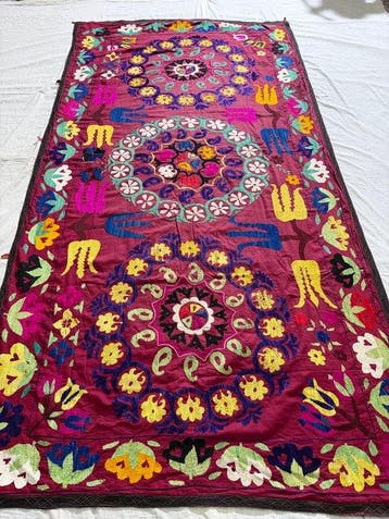 Suzane Kilim - Suzane Tapijt, Bankhoes, Bedhoes,, Nieuw