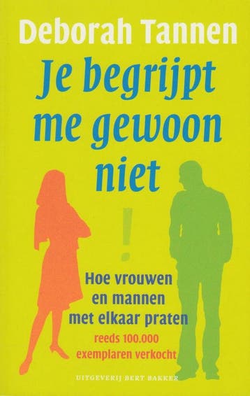 Je begrijpt me gewoon niet 9789035133846 Deborah Tannen, Verzenden, Gelezen, Deborah Tannen