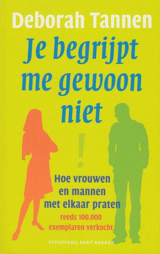 Je begrijpt me gewoon niet 9789035133846 Deborah Tannen, Livres, Livres Autre, Envoi