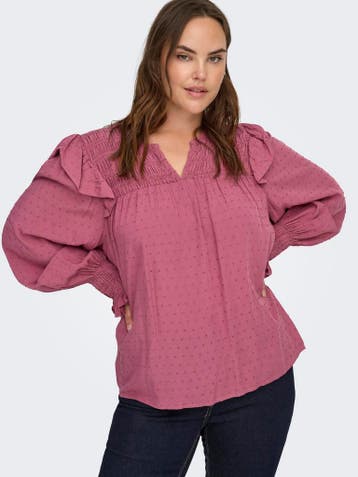 ONLY blouse winerose48Maat 46/48 (XL) of groter, Verzenden, Nieuw, Maat 46/48 (XL) of groter, Overige kleuren