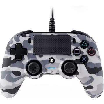 Nacon Compact Controller Camo Grijs (PS4 Accessoires), Games en Spelcomputers, Spelcomputers | Sony PlayStation 4, Ophalen of Verzenden