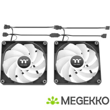Thermaltake CT140 ARGB Sync Reverse Ventilator 14 cm Zwart 2, Verzenden