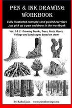 Pen and Ink Workbooks- Pen and Ink Drawing Workbook vol 1-2, Verzenden, Gelezen, Rahul Jain