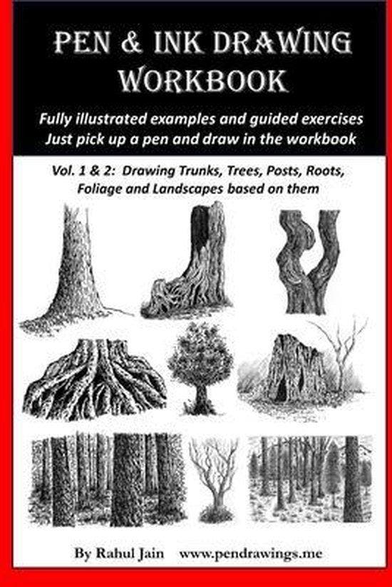 Pen and Ink Workbooks- Pen and Ink Drawing Workbook vol 1-2, Livres, Langue | Anglais, Envoi