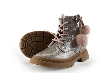 Milo Mila Boots Meisjes in maat 27 Zilver, Verzenden, Schoenen