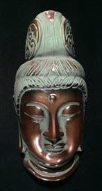 Signed / Kannon / Japanese Vintage Dry lacquer Decorative