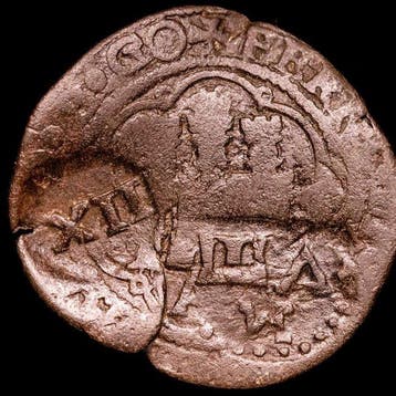 Spanje. Felipe IV. 4 Maravedís 1654 Madrid - 8 maravedíes