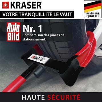 Kraser KR820 wielklem anti-diefstal 180-290 mm universeel, Ophalen of Verzenden