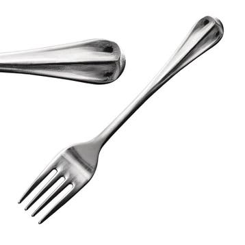Gebaksvorken | GRANADA | RVS | 12 Stuks | Lengte 140mm, Verzenden, Nieuw in verpakking